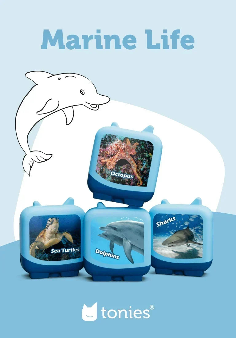 Marine Life Pocket Tonies - 4 Pack